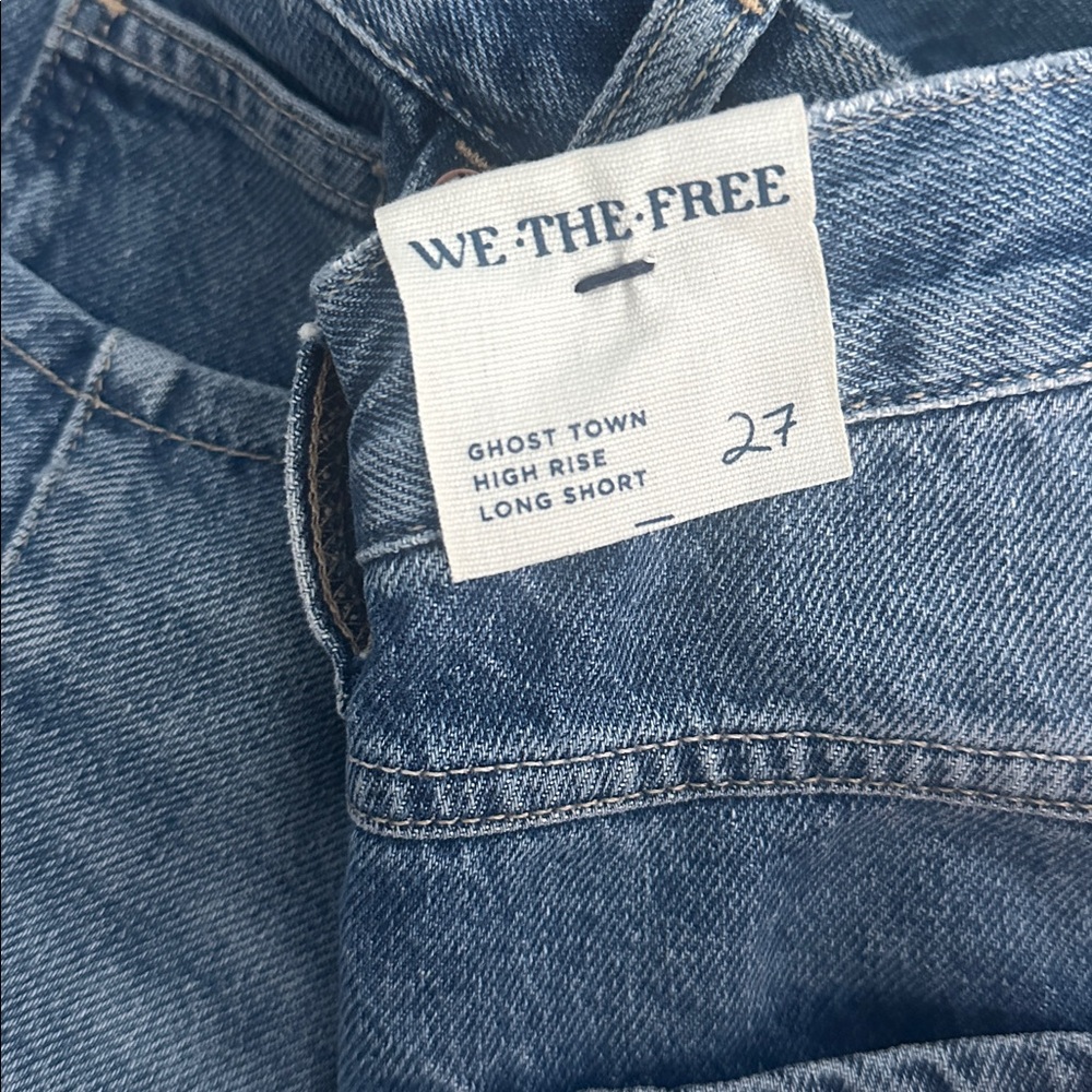 New We The Free People Ghost Town High Rise Long Short size 27 - Picture 6 of 6